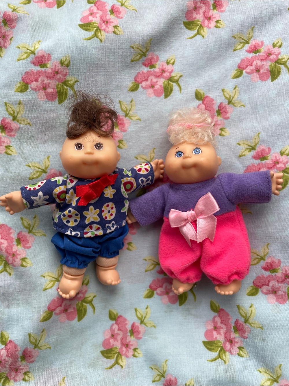 2 Vintage small Cabbage Patch Kid dolls